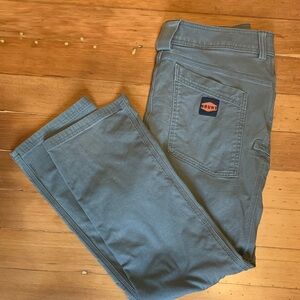 Men's Olive Green Brunt Torrance Work Pants 34x32
